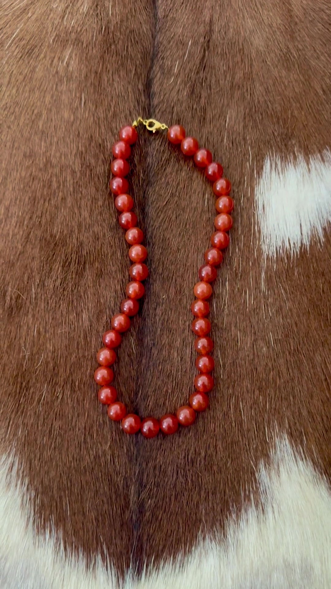 Carnelian Gemstone Necklace