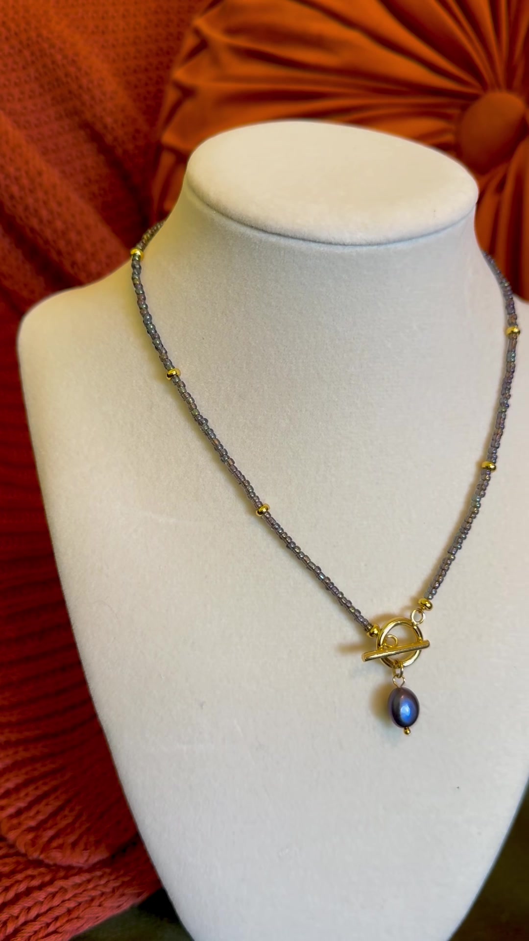 Peacock Pearl Necklace Set